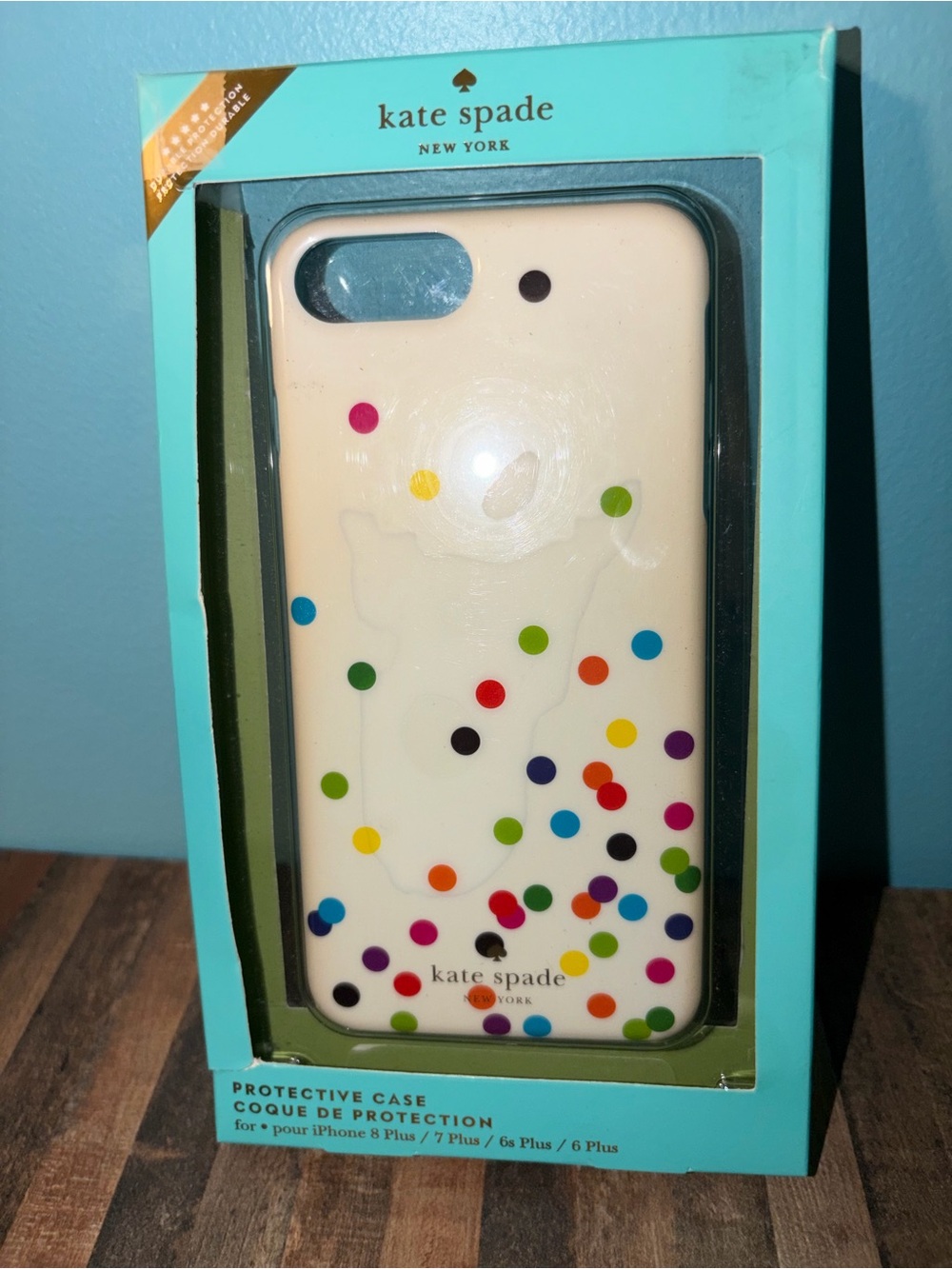 kate spade New York Multicolor Confetti Protective iPhone Case - Cream